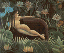 The Dream (Detail) - Rousseau - Cross Stitch Chart